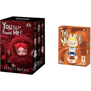 image:imagePOP MART SKULLPANDA You Found Me Plush Doll Keychain  THE Monsters  FIFA Series  Bottle Opener Fridge Magnet Blind Box