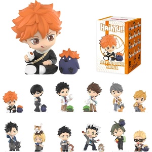 image:imagePOP MART Haikyu Off  Court Vibes Series Blind Box Figures Single Box  Action Figure Blind Box Shoyo Hinata Tobio Kageyama Random Design Collectible Toys Gifts for Anime FansSingle Box