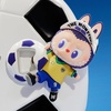 image:imagePOP MART Hirono Road Journal Plush Doll Keychain  THE Monsters  FIFA Series  Bottle Opener Fridge Magnet Blind Box