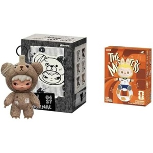 image:imagePOP MART Hirono Road Journal Plush Doll Keychain  THE Monsters  FIFA Series  Bottle Opener Fridge Magnet Blind Box